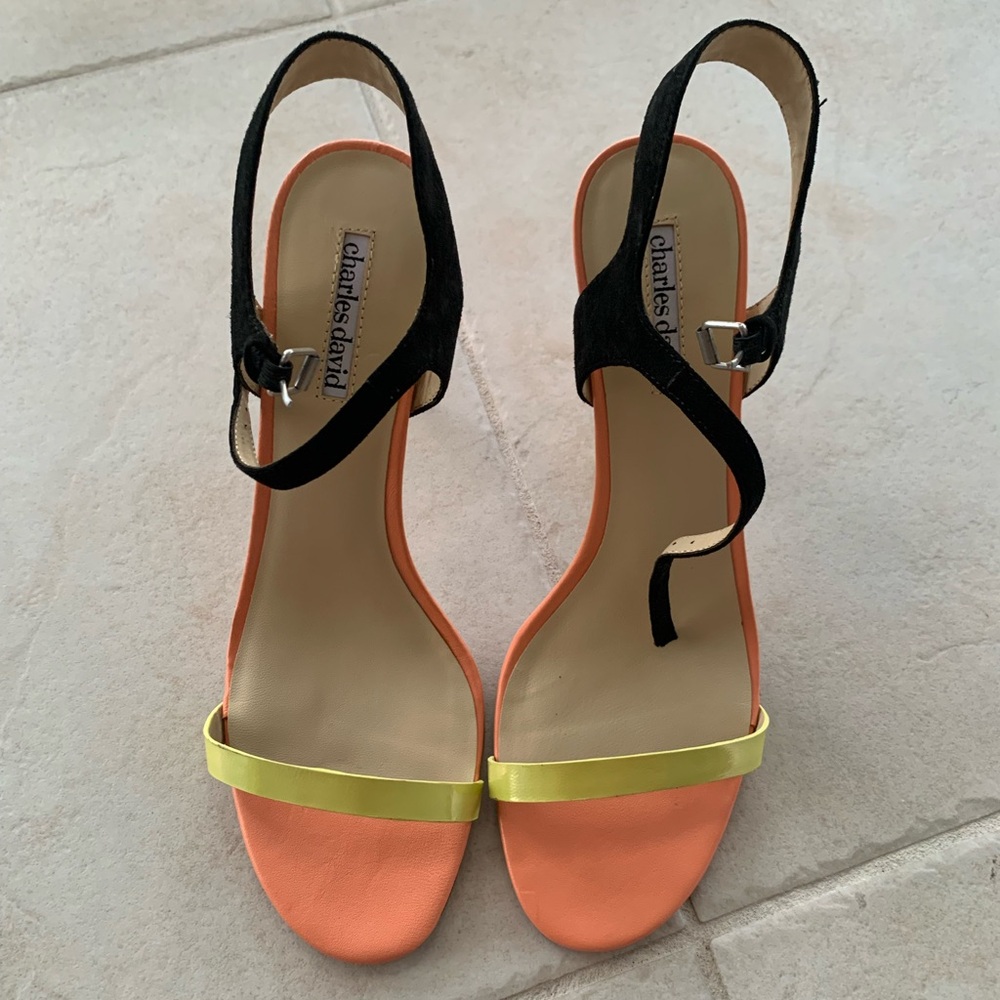 EUC Charles David Flambé Heels - Sz 10